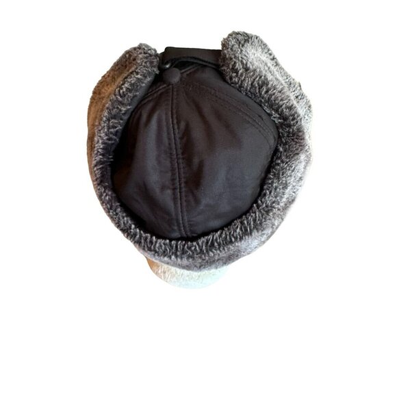 Supplex Black Winter Cap With Ear Flaps & Face Mask - Picture 5 of 5